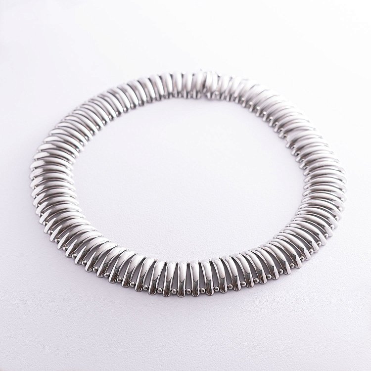 Серебряное массивное колье "Безграничность" 18136 от ювелирного магазина Оникс - 1