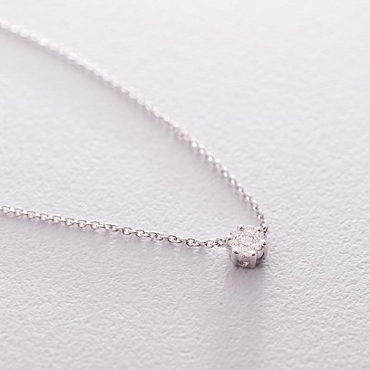 Золоте кольє з діамантами колб0037ca №3