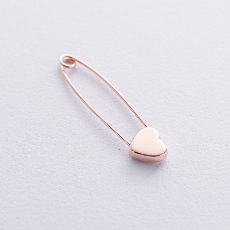 Золота шпилька "Сердечко" зак00352 від ювелірного магазину Онікс