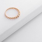 Золотое кольцо с шариками к05897 от ювелирного магазина Оникс