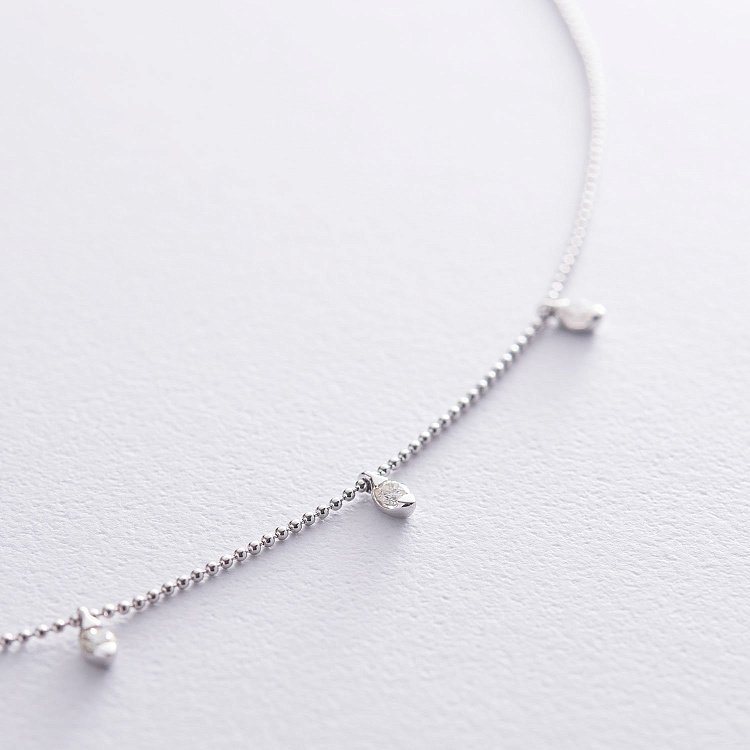 Золоте кольє з діамантами колб0050ch від ювелірного магазину Онікс - 3