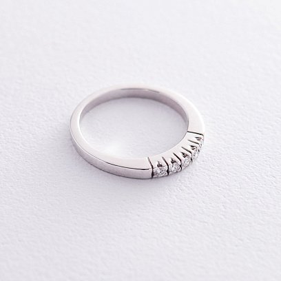 Золота каблучка з діамантами к0500тк №3