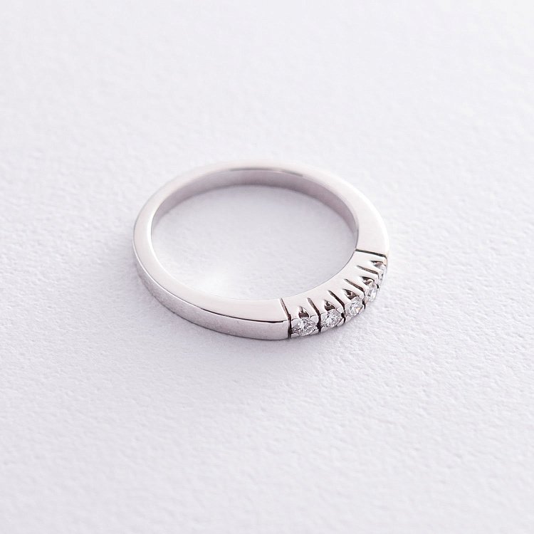 Золота каблучка з діамантами к0500тк - 2 Золота каблучка з діамантами к0500тк від ювелірного магазину Онікс - 2