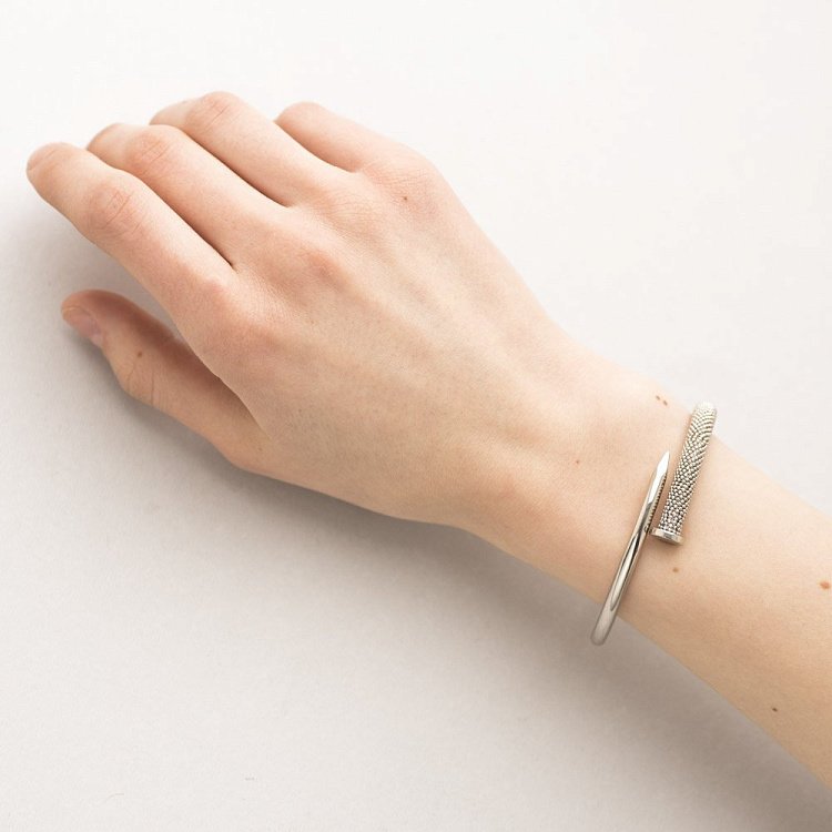 Золотой браслет "Гвоздь" б04038 от ювелирного магазина Оникс - 5