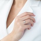 Помолвочное кольцо в белом золоте (бриллианты) Y021 от ювелирного магазина Оникс - 3