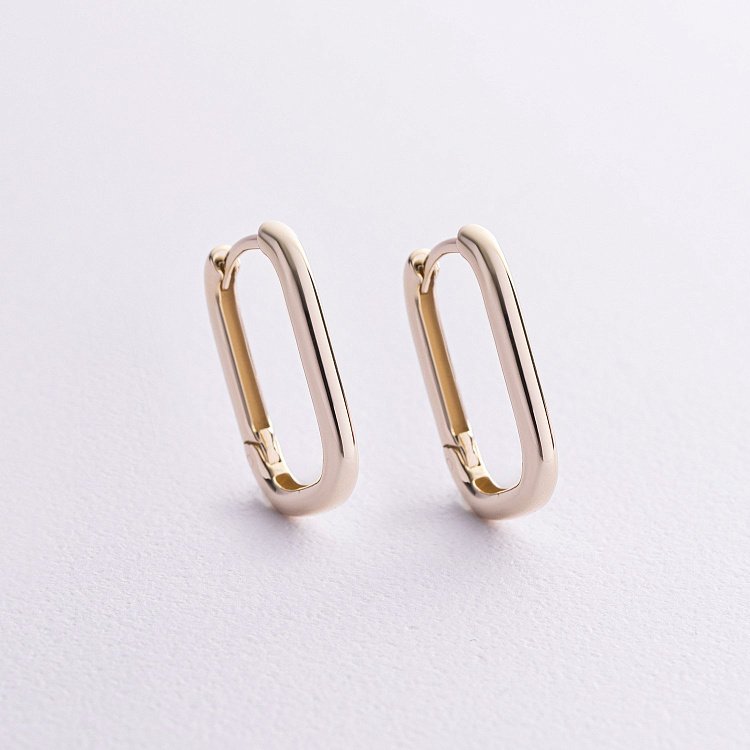Серьги "Kirsten" в желтом золоте с08923 от ювелирного магазина Оникс
