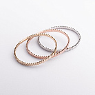 Жесткий браслет "Kylie" в белом золоте б05826 от ювелирного магазина Оникс - 4