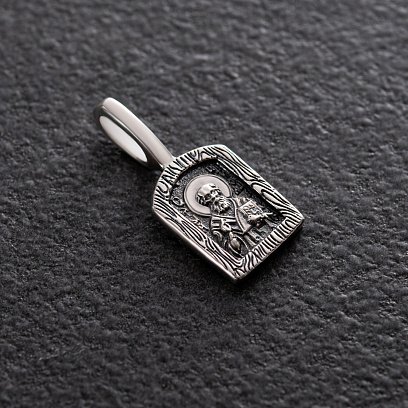 Серебряная ладанка "Святитель Николай Чудотворец" 132970