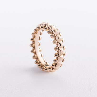 Каблучка "Тереза" у жовтому золоті к08420