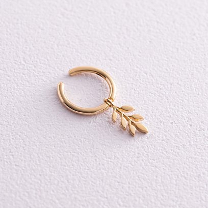 Каффа "Гілочка" у жовтому золоті с08044