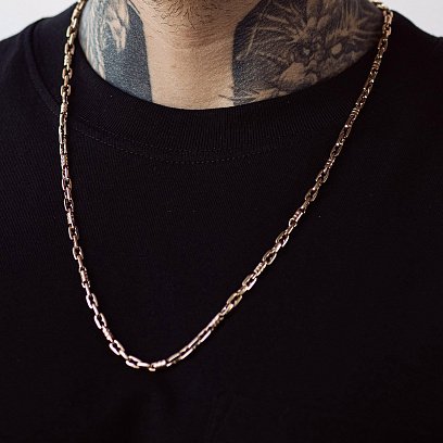 Чоловічий золотий ланцюжок ц00518 №2