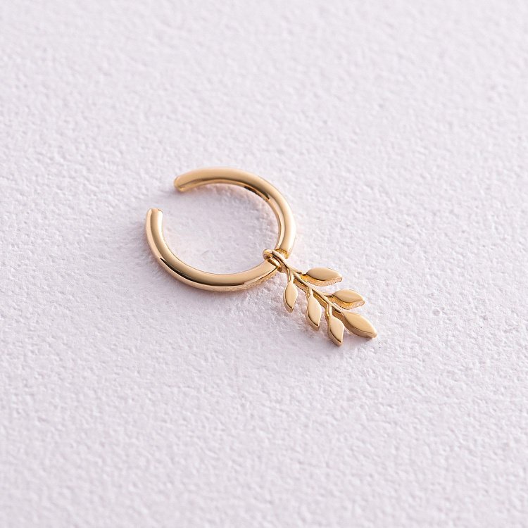 Каффа "Гілочка" у жовтому золоті с08044 від ювелірного магазину Онікс