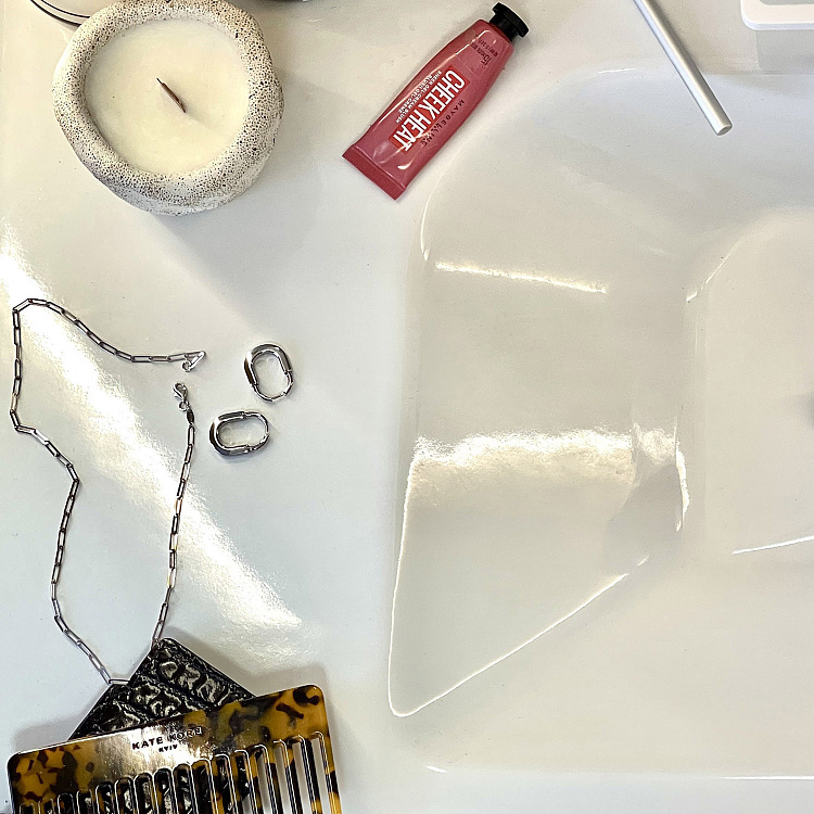 Серьги "Camilla" (белоe золото) с09090 от ювелирного магазина Оникс - 3