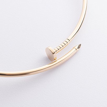 Колье "Гвоздь" в желтом золоте кол02530 №3