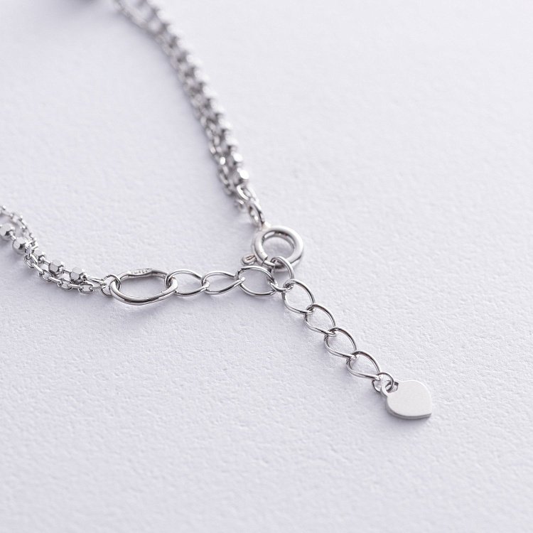 Подвійний срібний браслет 905-01259 від ювелірного магазину Онікс - 2