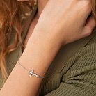 Золотий браслет "Хрестик" з діамантами бб0033cha от ювелирного магазина Оникс - 1