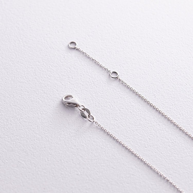 Золотое колье "Сердечко" с бриллиантами и рубином колб0096di от ювелирного магазина Оникс - 4