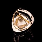 Золотое кольцо с фианитами к03529 от ювелирного магазина Оникс - 2