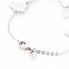 Срібний браслет з метеликами 141237 от ювелирного магазина Оникс - 2