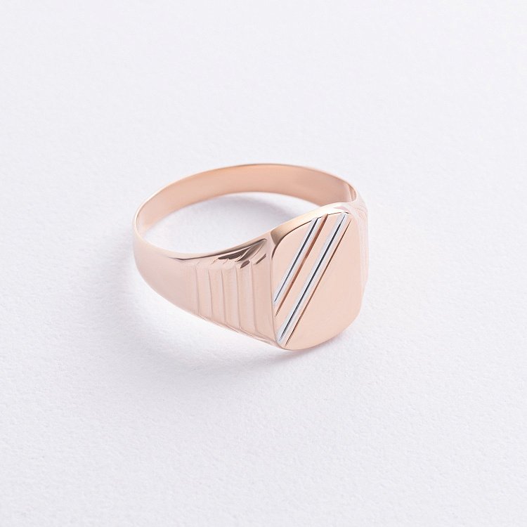 Мужская золотая печатка к06125 от ювелирного магазина Оникс - 2