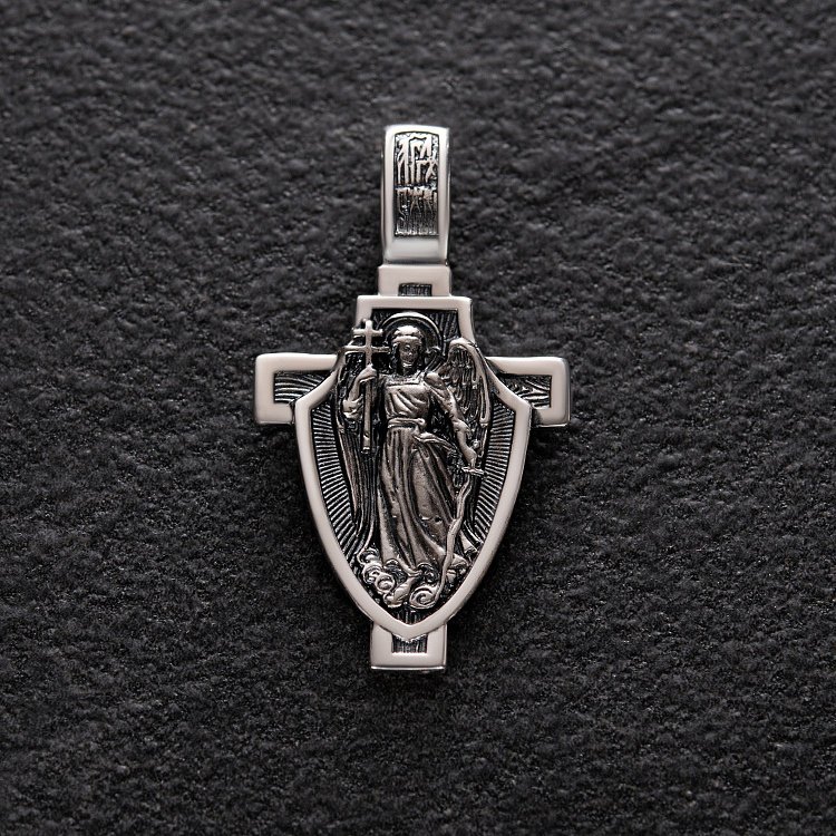 Срібна ладанка "Ангел Хранитель" 132967 від ювелірного магазину Онікс - 2