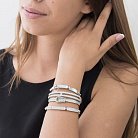 Серебряный браслет с фианитами 14919 от ювелирного магазина Оникс - 6