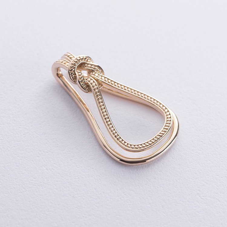 Затиск для грошей у жовтому золоті заж00128 від ювелірного магазину Онікс