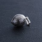 Серебряная подвеска "Ежик в орешке" ручной работы 133114 от ювелирного магазина Оникс - 3