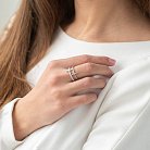 Золотий перстень з діамантами кб0183ch от ювелирного магазина Оникс - 3