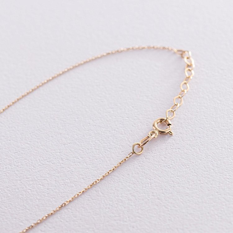 Кольє з буквою "С" в жовтому золоті кол01164С від ювелірного магазину Онікс - 6