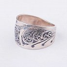 Срібний перстень з візерунком 11044 от ювелирного магазина Оникс - 2