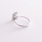 Золотое кольцо с изумрудом и бриллиантами 228821521 от ювелирного магазина Оникс - 6
