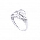 Серебряное кольцо (фианиты) 111426 от ювелирного магазина Оникс