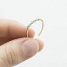 Золотое кольцо в стиле минимализм к04279 от ювелирного магазина Оникс