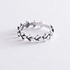 Серебряное кольцо "Веточка" 112525 от ювелирного магазина Оникс