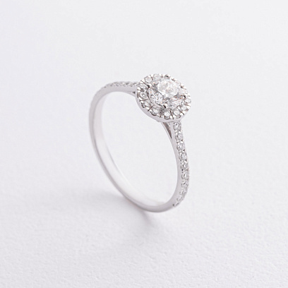 Золотое кольцо с бриллиантами 244641121