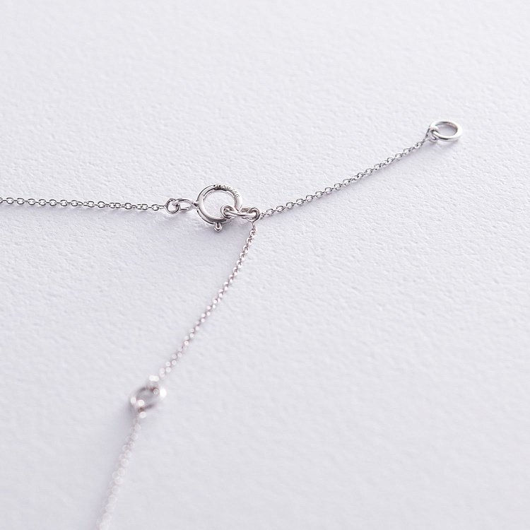 Золотое колье с бриллиантом колб0056di от ювелирного магазина Оникс - 3