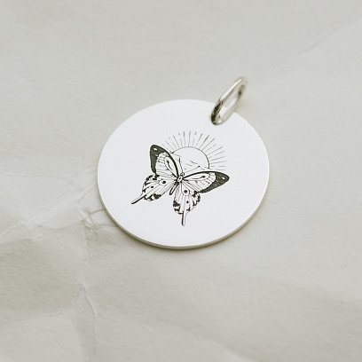 Кулон "Бабочка" (2.1 см) 133090баб №5