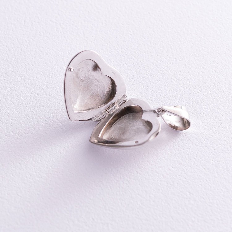 Срібний кулон "Сердечко" для фотографії 132835 від ювелірного магазину Онікс - 1