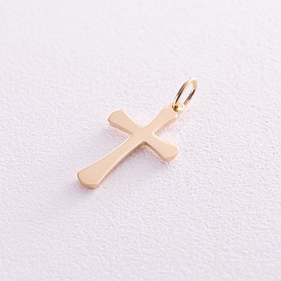 Хрестик у жовтому золоті п03727 №3