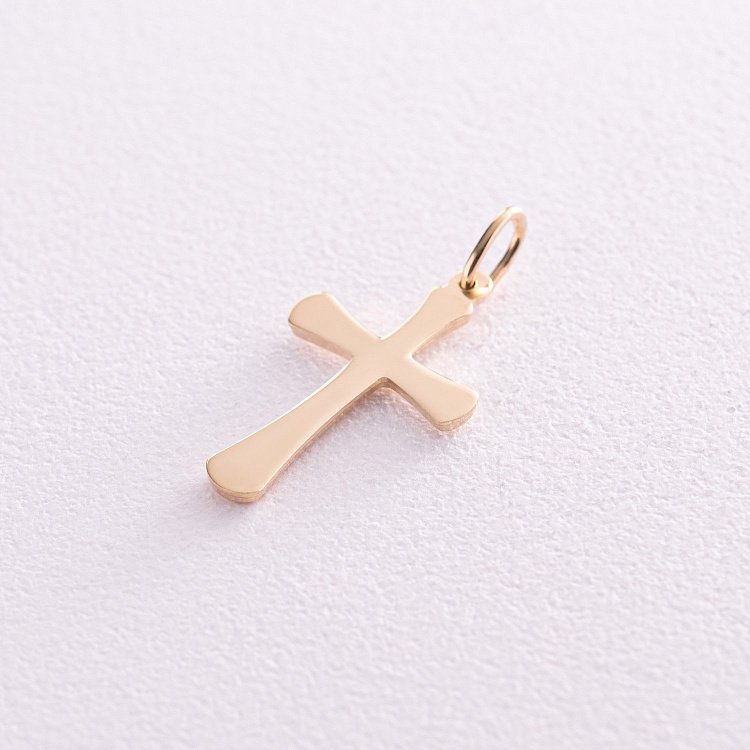 Хрестик у жовтому золоті п03727 від ювелірного магазину Онікс - 2