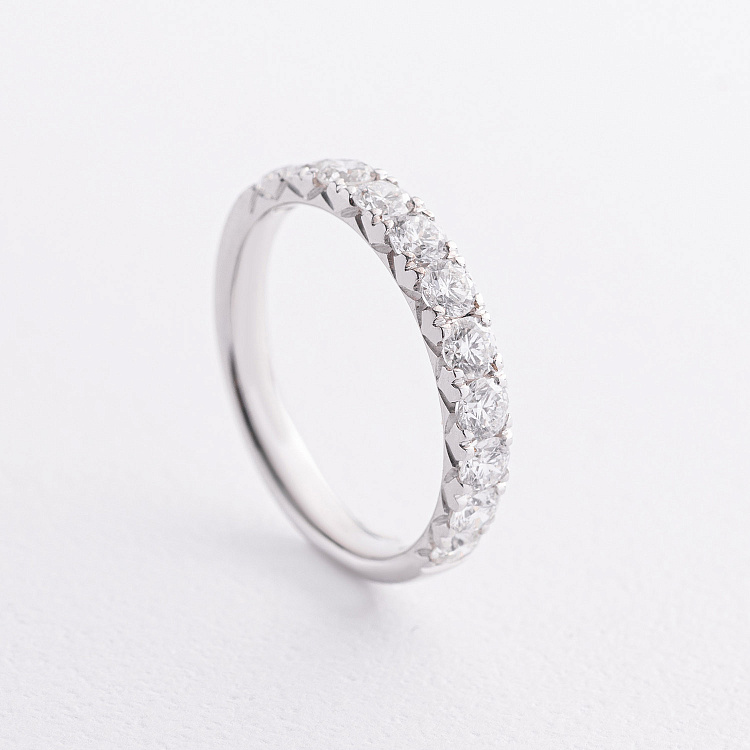 Золотое кольцо "Сердечки" с бриллиантами кб0515cha от ювелирного магазина Оникс