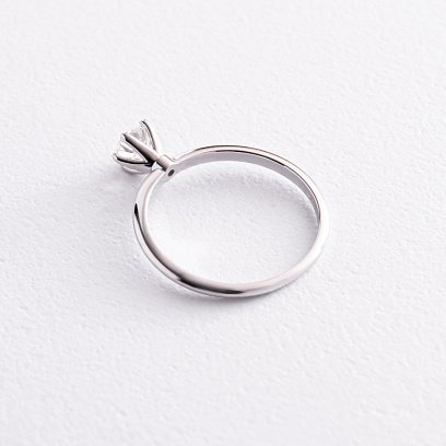 Помолвочное золотое кольцо с бриллиантом 218171121 №4