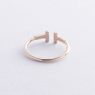 Каблучка "Tina" у жовтому золоті к05762 №7