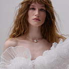 Серебряное колье с шариком 18056 от ювелирного магазина Оникс - 3