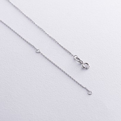 Золотое колье "Сердечко" с бриллиантами 735751121 №5