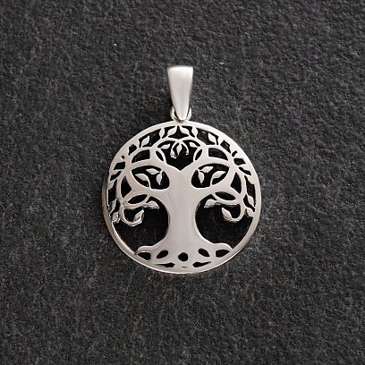 Серебряная подвеска "Древо жизни" 132662