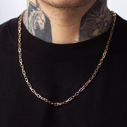 Мужская золотая цепочка ц00549 №2