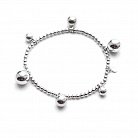 Срібний браслет "Кульки" 141203 от ювелирного магазина Оникс - 2