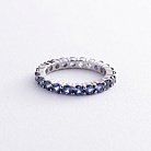 Золотое кольцо с дорожкой камней (сапфиры) кб0443gl от ювелирного магазина Оникс - 2